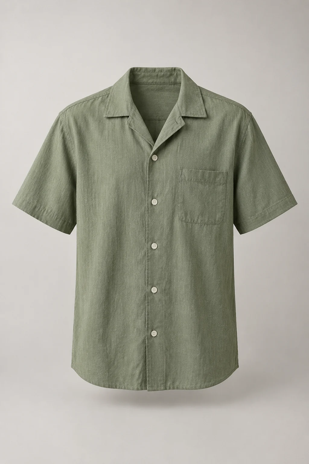 Camp Collar Shirt in Sage